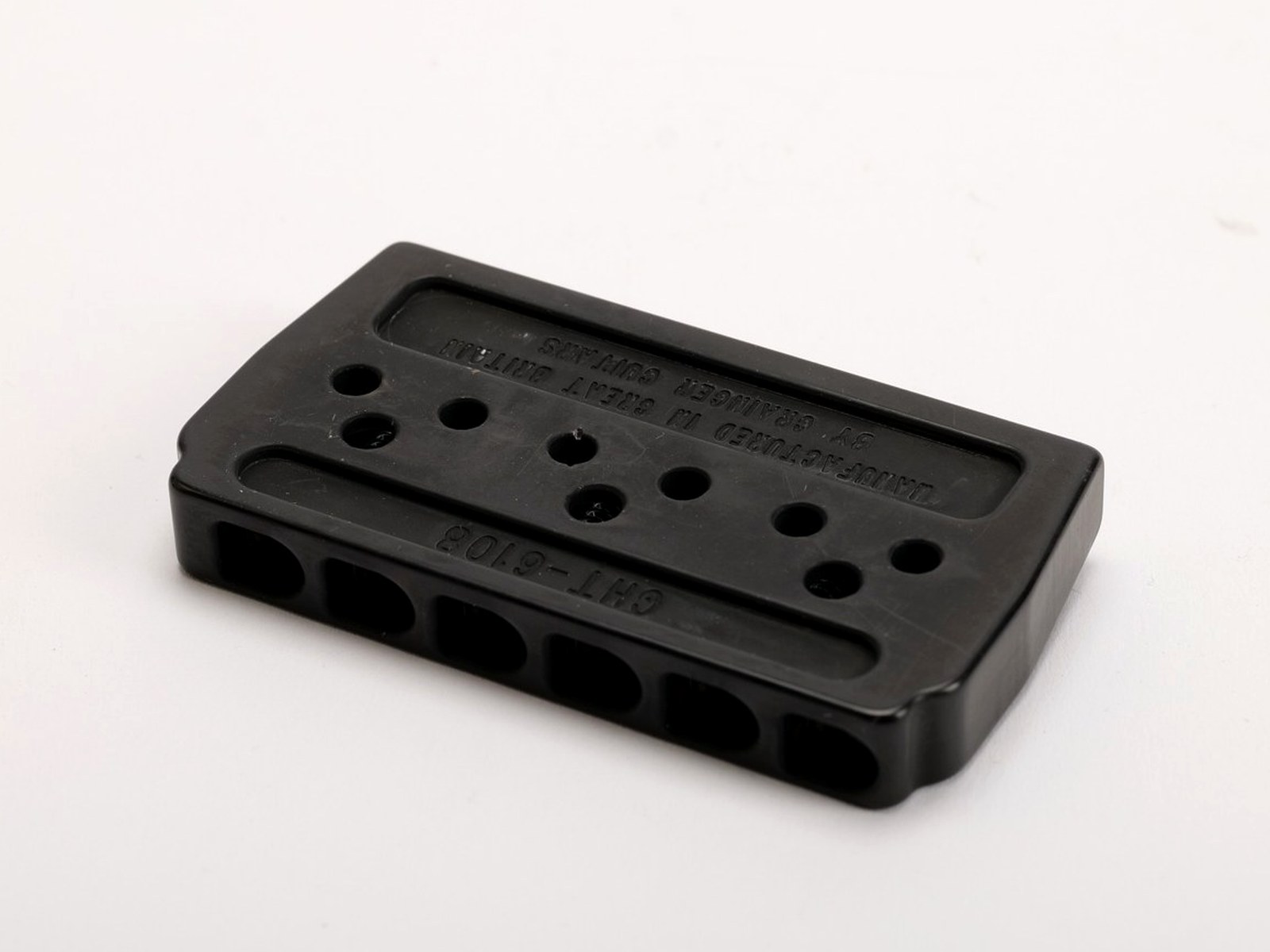 Grainger Hardtail Bridge 6-String Black Nickel – 3
