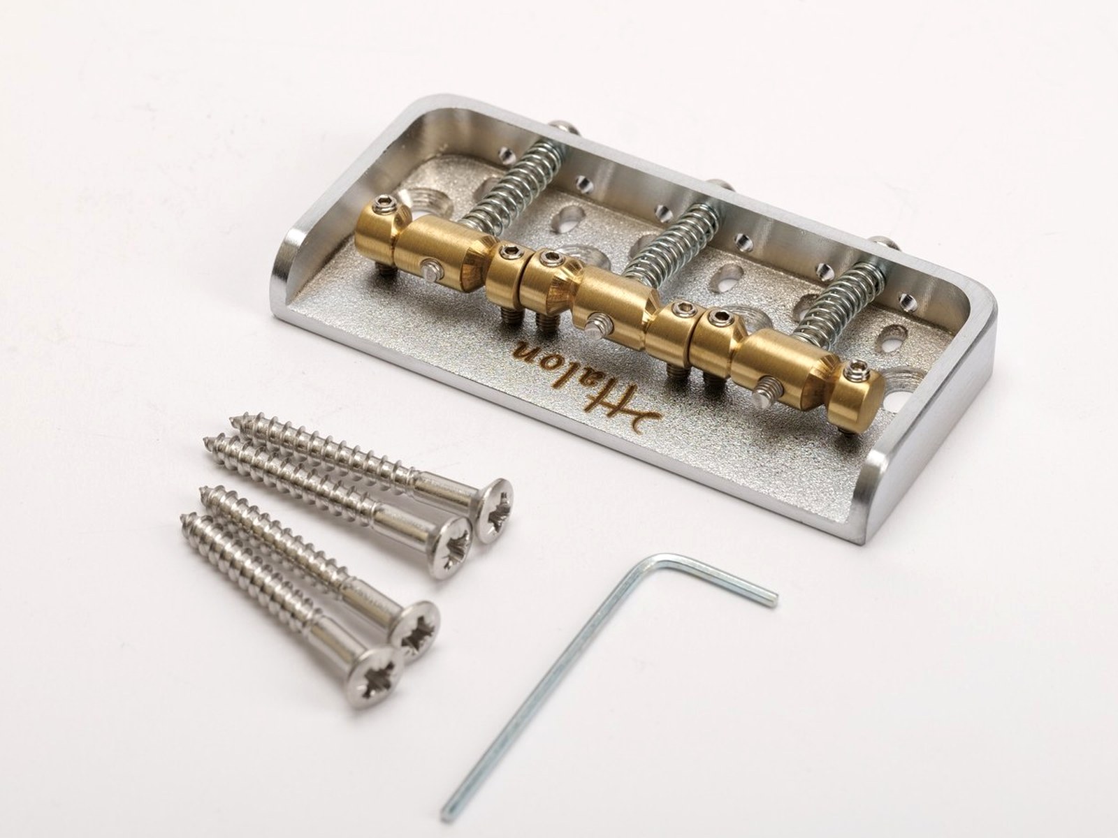 Halon Short Bridge Tele Satin, Brass Saddles – 1