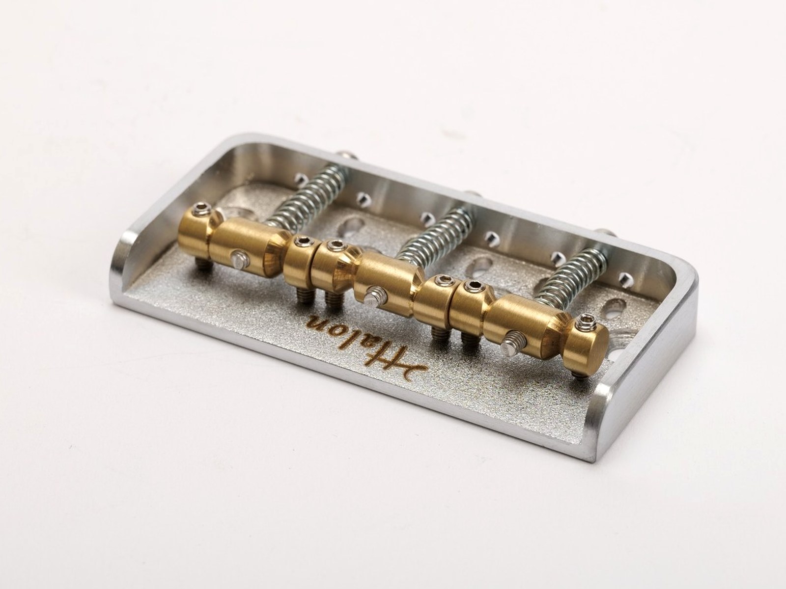 Halon Short Bridge Tele Satin, Brass Saddles – 2