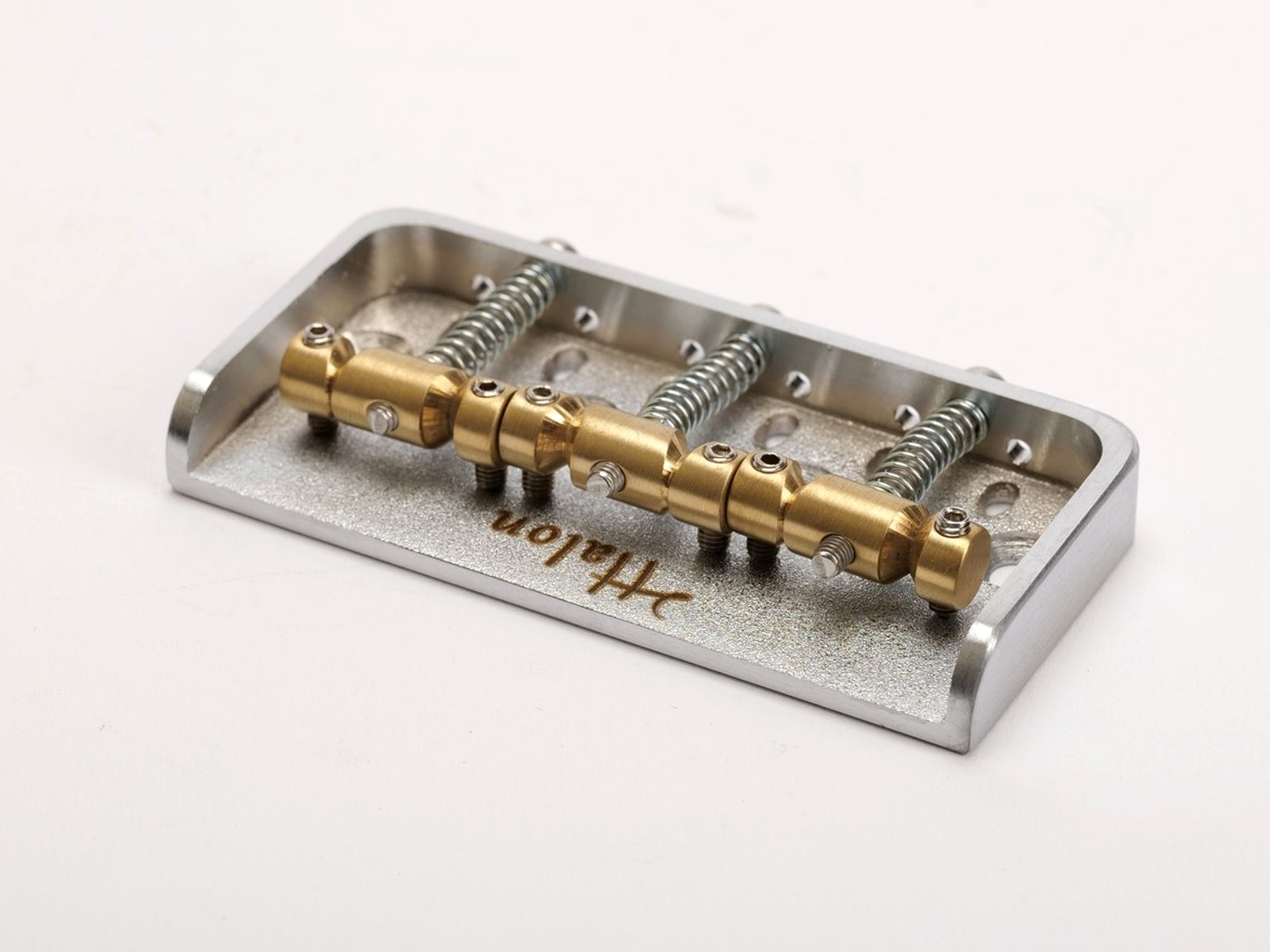 Halon Short Bridge Tele Satin, Brass Saddles – 2