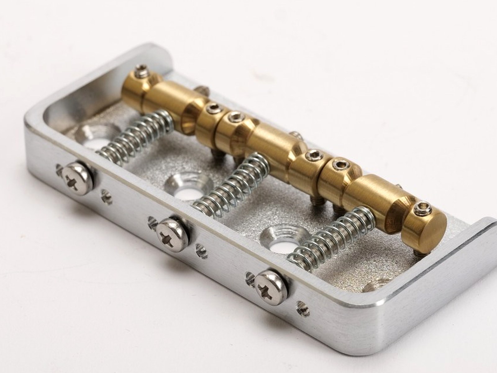 Halon Short Bridge Tele Satin, Brass Saddles – 3