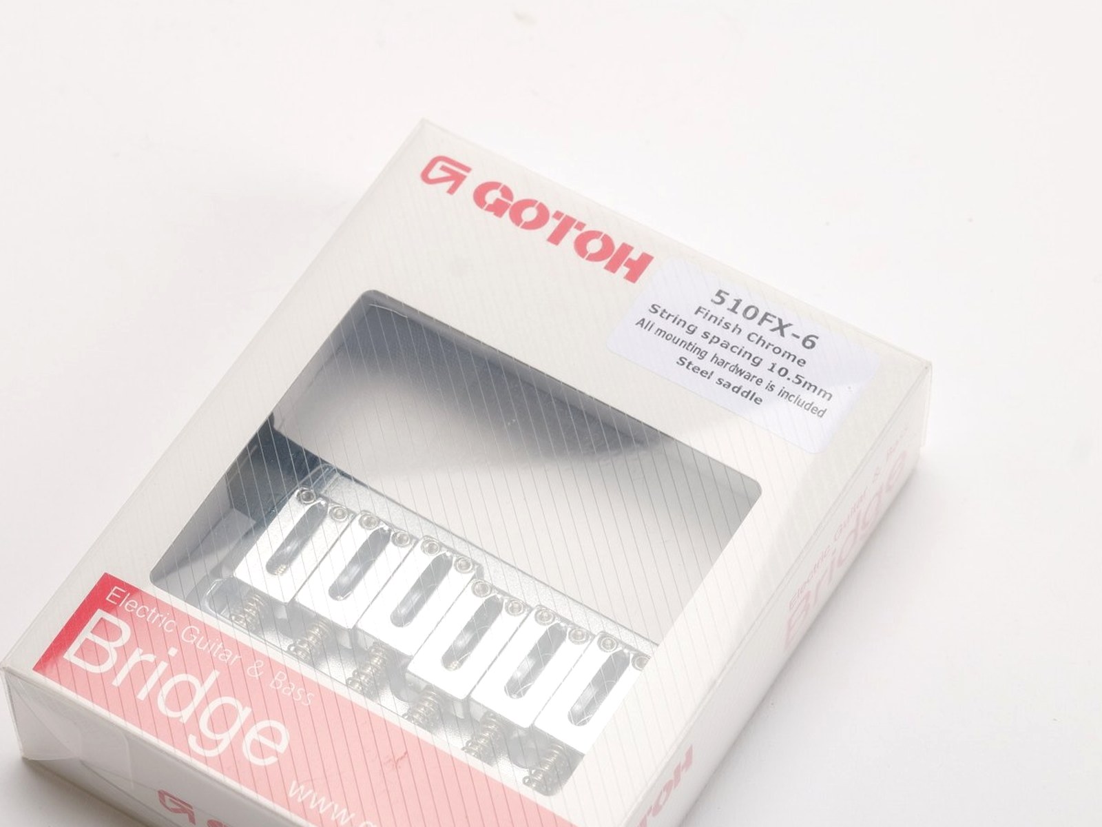 Gotoh 510FX-6 Fixed Bridge Chrome, New in Box – 4