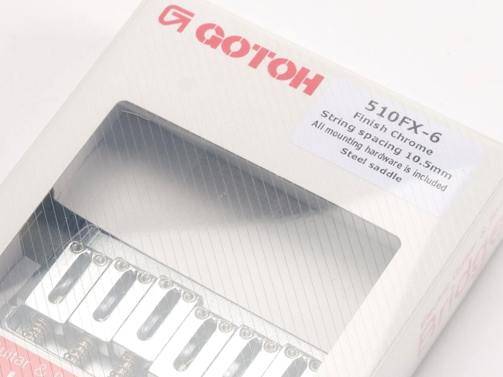 Gotoh 510FX-6 Fixed Bridge Chrom, OVP – 4