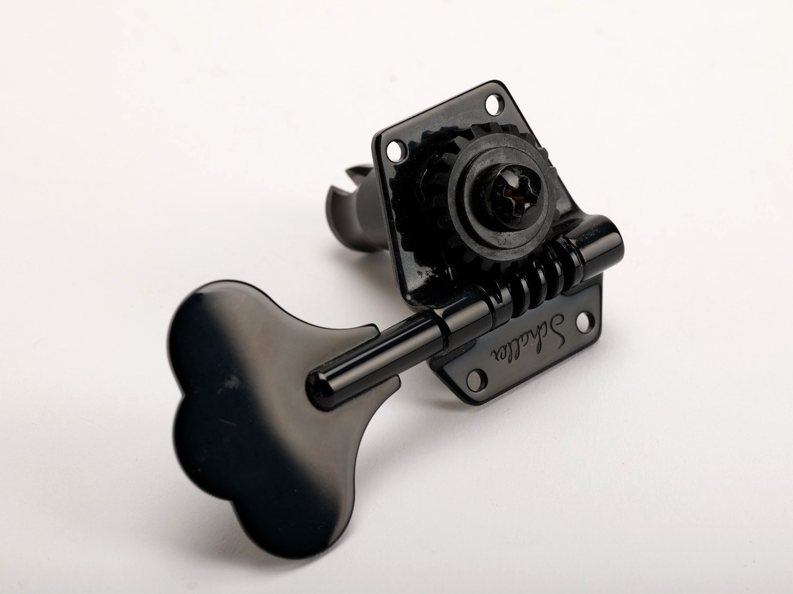 Schaller Bass BM Bass Tuners 4L Black Chrome, NOS – 1