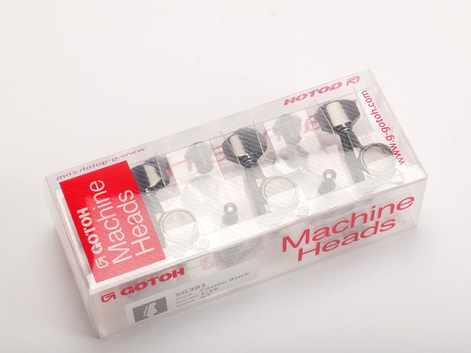 Gotoh SG381-07 Machine Heads 6L Cosmo Black – 3