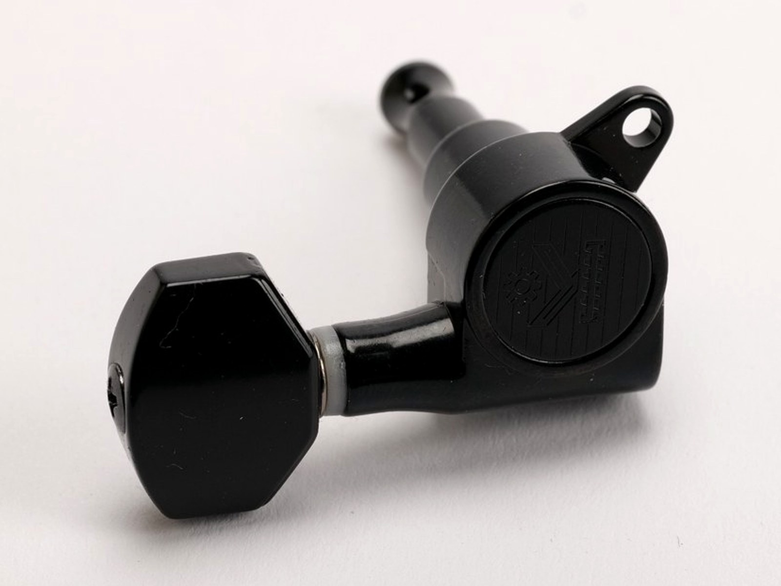 Kluson MS6LB Tuners 6-in-Line Black, NOS – 1