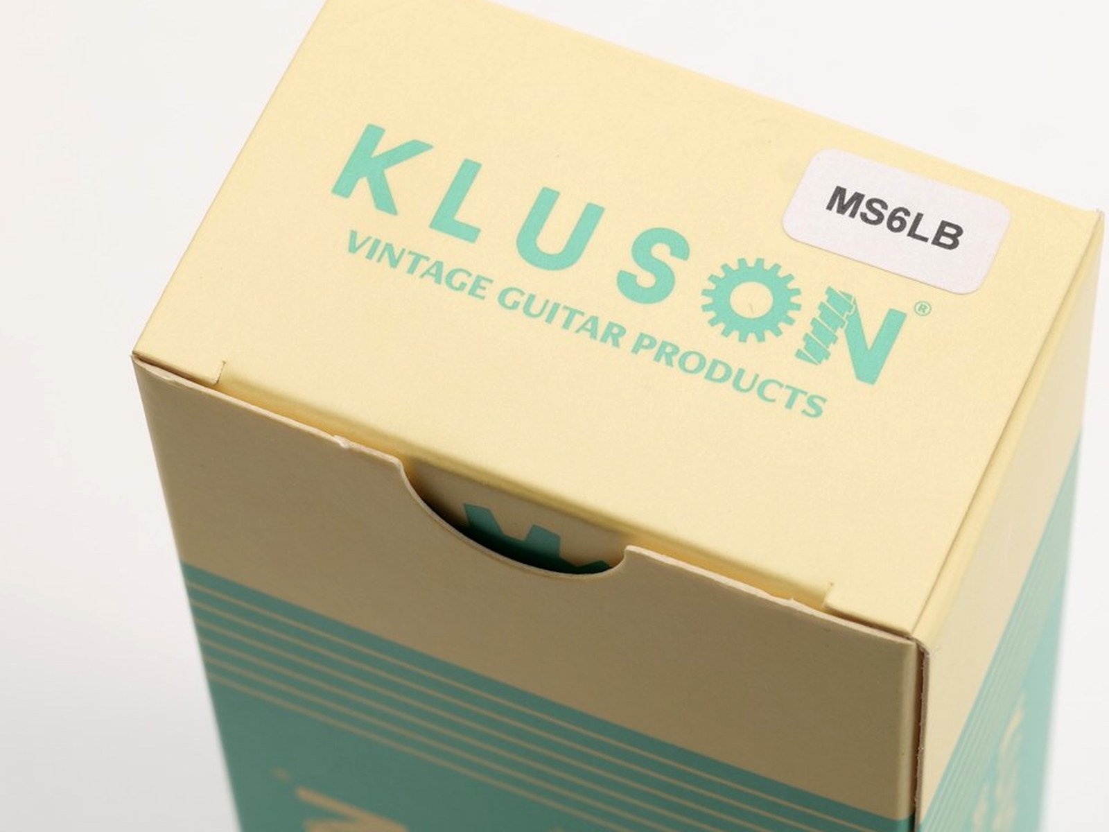Kluson MS6LB Tuners 6-in-Line Black, NOS – 4