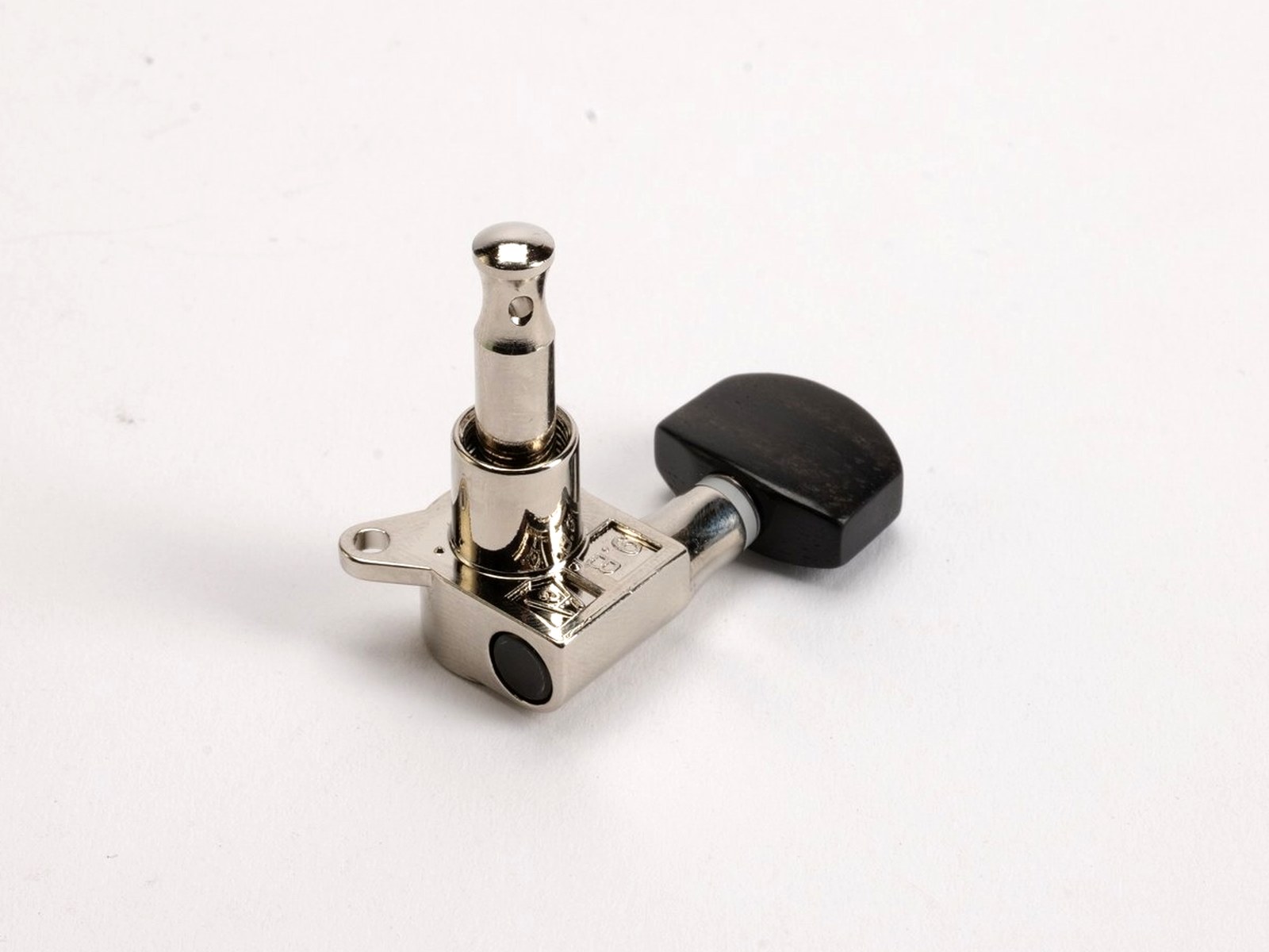 Kluson MS6EN Tuners 6-Left Nickel, Ebony Buttons – 2